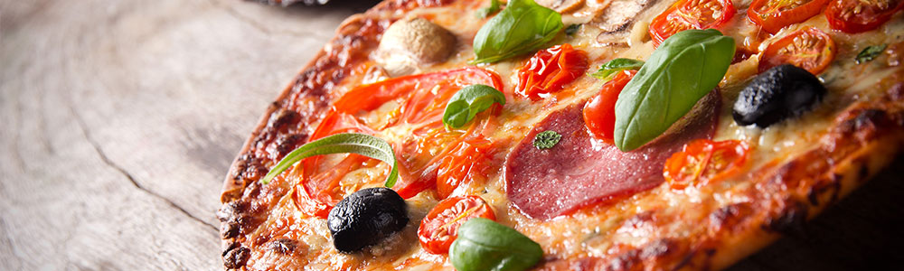 Pizzeria Fattoria Herford - Pizza mit Fleisch