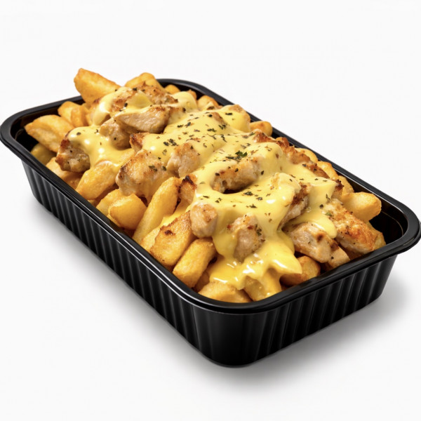 LUX BURGER - CHICKEN HOLLANDAISE FRIES XL