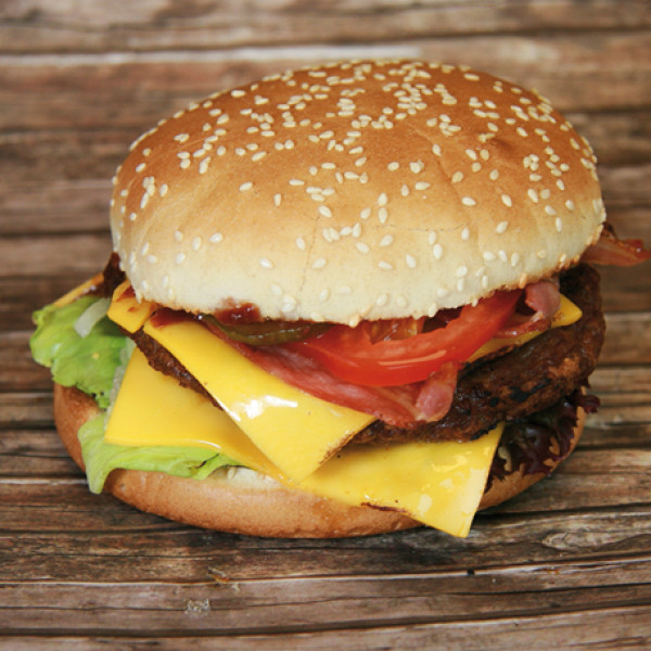 Pizza8 - Double Cheese BBQ Burger