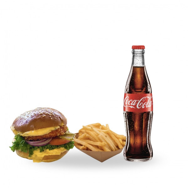 LUX BURGER - MENÜ CHICKEN CRISPY