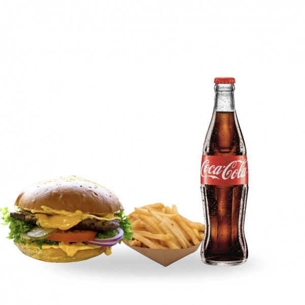 LUX BURGER - MENÜ CHEESEBURGER